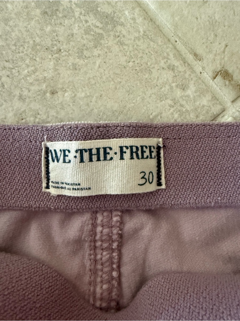 Free People We The Free Corduroy Dusty Mauve Flare Pants Size 30 - Picture 4 of 10